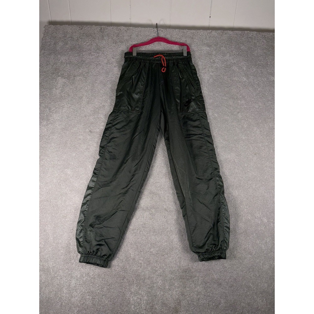 Vintage 90s Nike Air Max 95 Drill Baggy Track Nylon Pants Xs Green